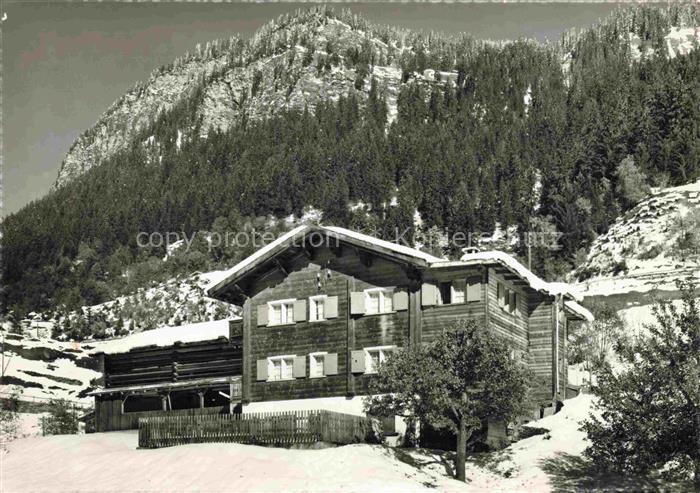 Serneus Klosters-Serneus GR Erholungsheim und Pension Lichtblick im Winter