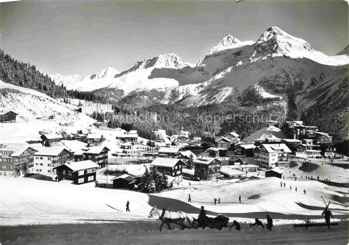 Inner-Arosa GR Winterpanorama