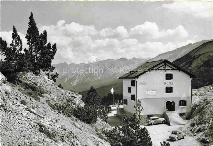 Zernez GR Touristen- und Passantenhaus Suesom Givé Ofenbergpasshoehe
