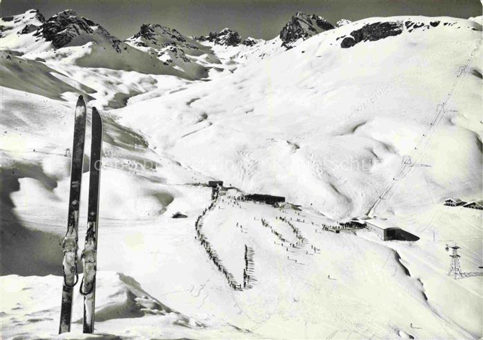 Marguns Celerina Maloja GR Panorama Skigebiet Celerina Piz Trais Fluors Corvigli
