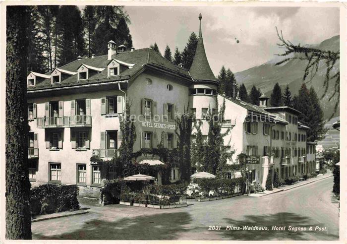 Waldhaus Flims GR Hotel Segnes und Post