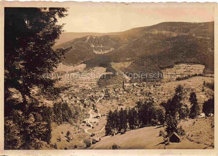 Bermersbach Murgtal Forbach Baden-Baden Rastatt BW Panorama Blick ins Tal