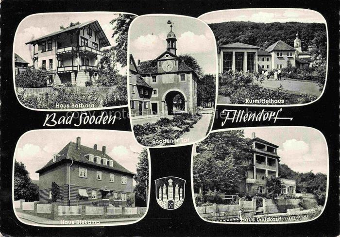 BAD SOODEN-ALLENDORF Haus Barbara Kurmittelhaus Soodener Tor Haus Biskamp und Ha