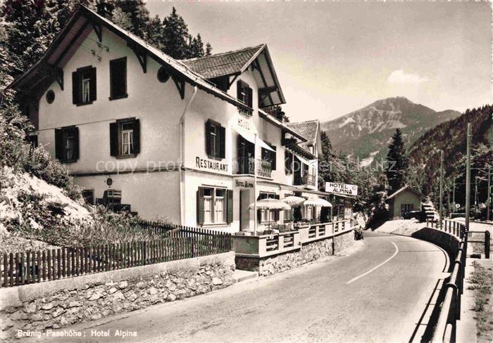 Bruenig BE Hotel Alpina Passhoehe