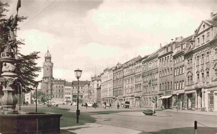 GoeRLITZ Sachsen Leninplatz mit Ritterbrunnen