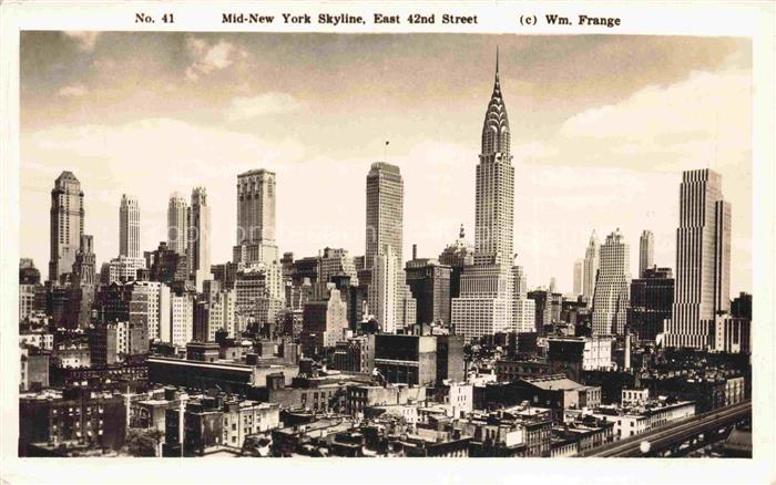 NEW YORK City USA Mid New York Skyline