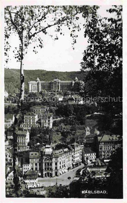 Karlsbad Eger KARLOVY VARY CZ Teilansicht