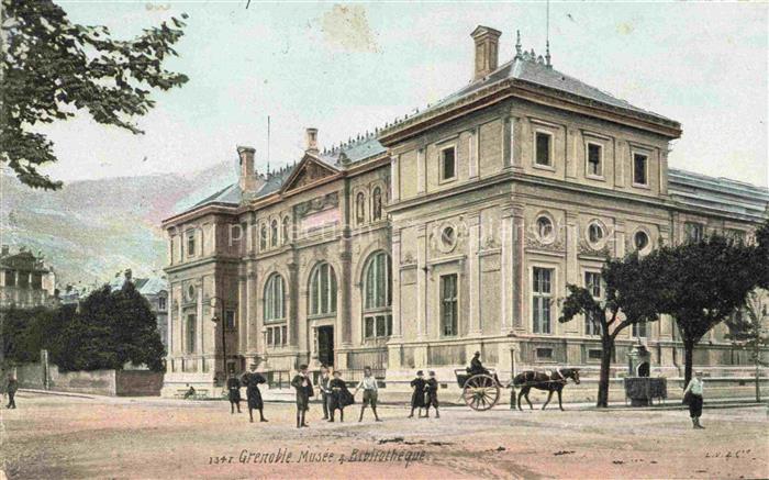 GRENOBLE 38 Isere Musée et Bibliothèque