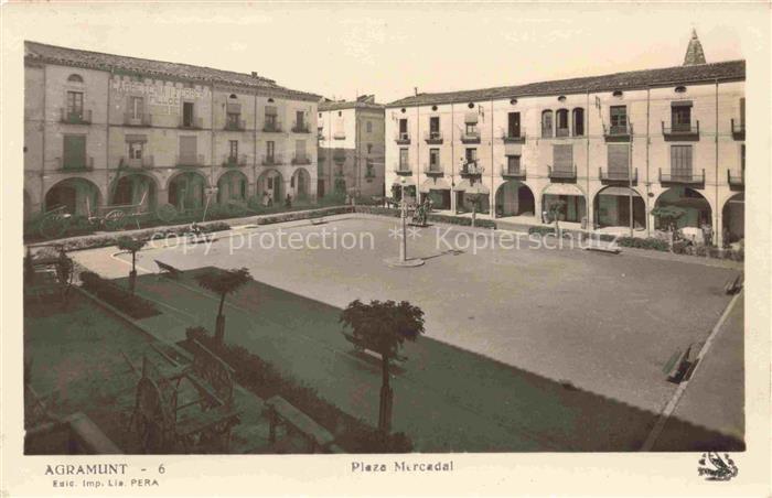 Agramunt Lleida Cataluna ES Plaza Mercadal