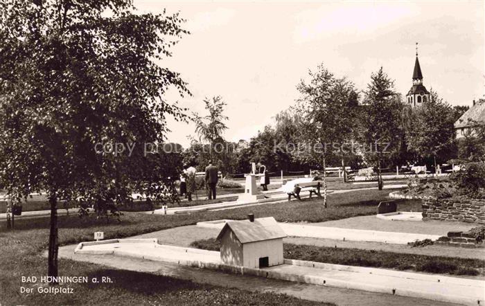 Bad Hoenningen Neuwied Rheinland-Pfalz Golfplatz Minigolf