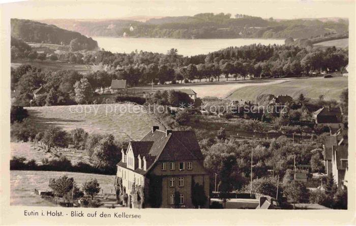 Eutin Schleswig-Holstein Panorama Blick auf den Kellersee