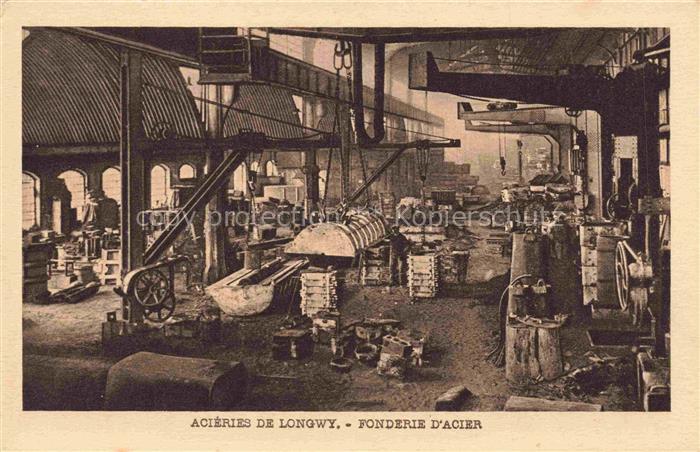 Longwy 54 Meurthe-et-Moselle Acieries de Longwy Fonderie d'Acier