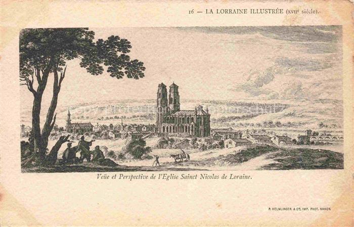 NANCY 54 Meurthe-et-Moselle Veue et Perspective de l'Eglise Saint Nicolas de Lor