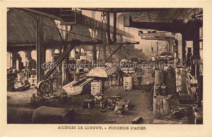 Longwy 54 Meurthe-et-Moselle Acieries de Longwy Fonderie d'Acier