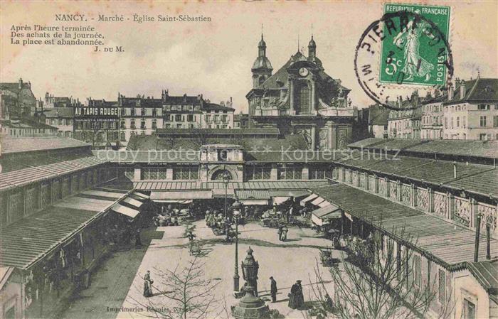 NANCY 54 Meurthe-et-Moselle Marche Eglise Saint Sebastien