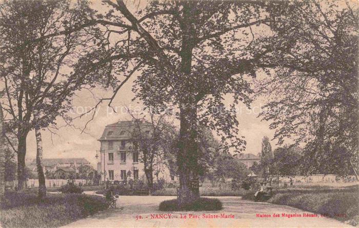 NANCY 54 Meurthe-et-Moselle Le Parc Sainte Marie Maison des Magasins Reunis