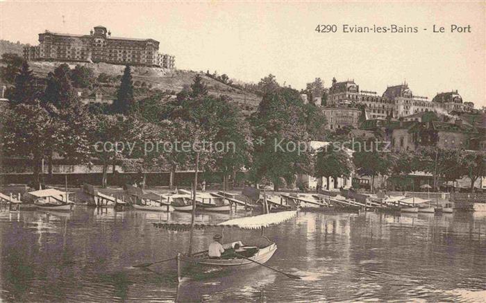 Evian-les-Bains Thonon-les-Bains 74 Haute-Savoie Le Port