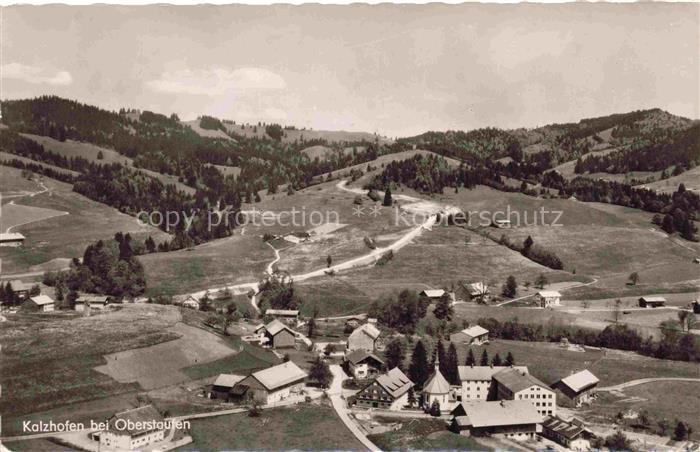 Kalzhofen Oberallgaeu Oberstaufen Bayern Fliegeraufnahme