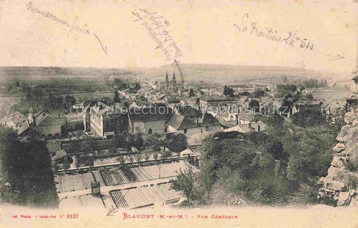 Blamont Luneville 54 Meurthe-et-Moselle Vue generale