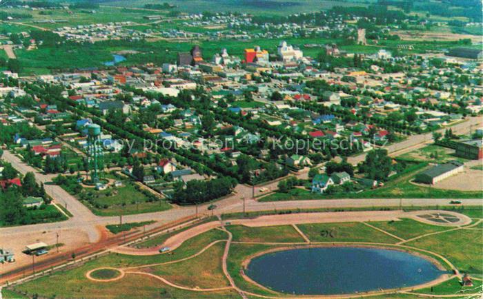 Ponoka Alberta Canada Fliegeraufnahme