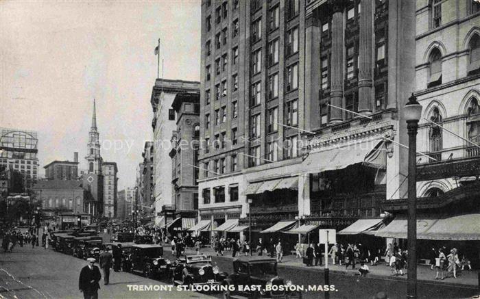 BOSTON  Massachusetts USA Tremont Street