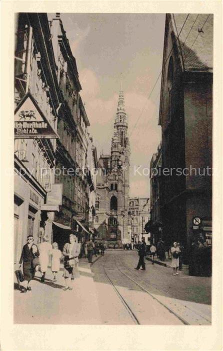 HEIDENHEIM Brenz BW Strassenpartie mit Kirche