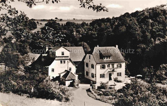 Schonungen Pension Kluepfelsmuehle im Steinachtal