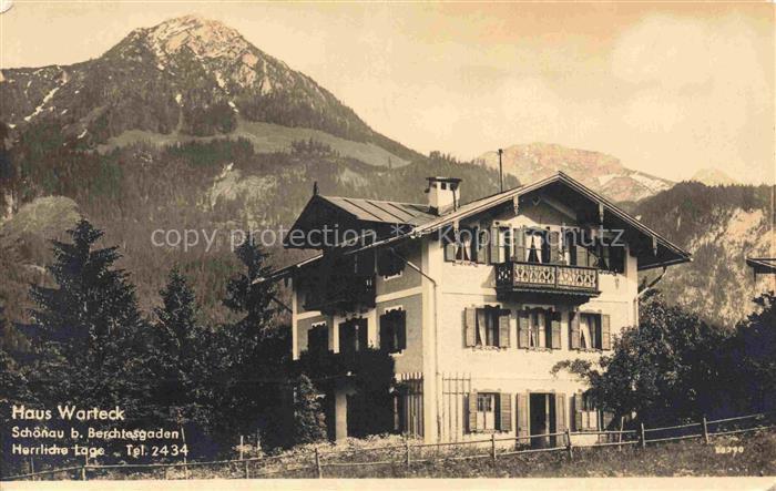 Schoenau Berchtesgaden Haus Warteck