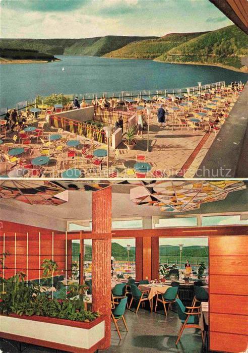 Heimbach  Eifel Rur Dueren NRW Der Seehof Rurtalsperre Schwammenauel