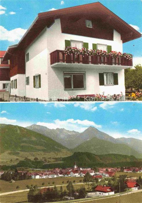 Fischen Allgaeu Bayern Haus Holzer Panorama