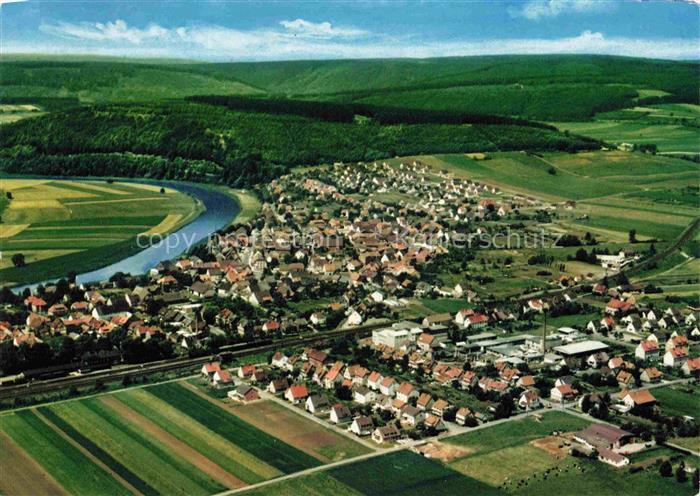 Bodenfelde Weser Niedersachsen Fliegeraufnahme