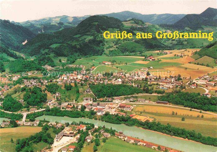 Grossraming Steyr-Kirchdorf AT Fliegeraufnahme