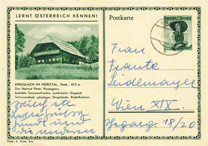 Krieglach Muerzzuschlag Steiermark AT Berggasthof