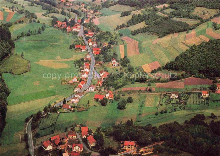 Oberhainbrunn Ober-Hainbrunn Rothenberg Odenwaldkreis Hessen Fliegeraufnahme