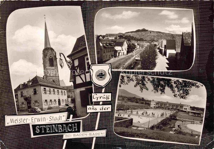 Steinbach Baden-Baden BW Kirche Panorama Schwimmbad