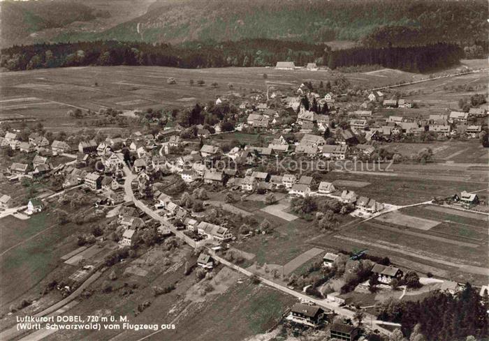 Dobel Schwarzwald Neuenbuerg BW Fliegeraufnahme