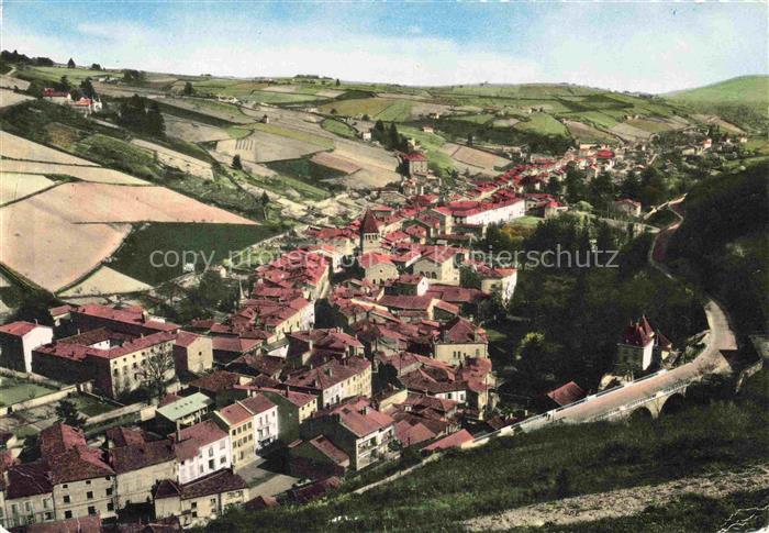 Beaujeu Villefranche-sur-Saone 69 Rhone Vue generale aerienne