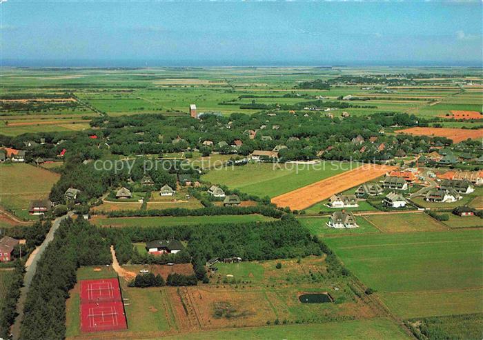 Nieblum Foehr Nordfriesland Schleswig-Holstein Fliegeraufnahme