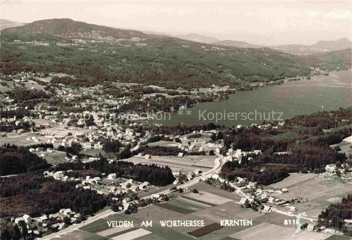 Velden  Woerthersee AT Fliegeraufnahme
