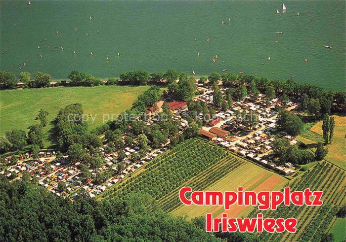 Kressbronn Bodensee BW Campingplatz Iriswiese Fliegeraufnahme