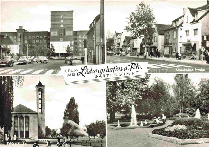LUDWIGSHAFEN  Rhein Rheinland-Pfalz Marienkrankenhaus Maudacher Strasse Erloeser