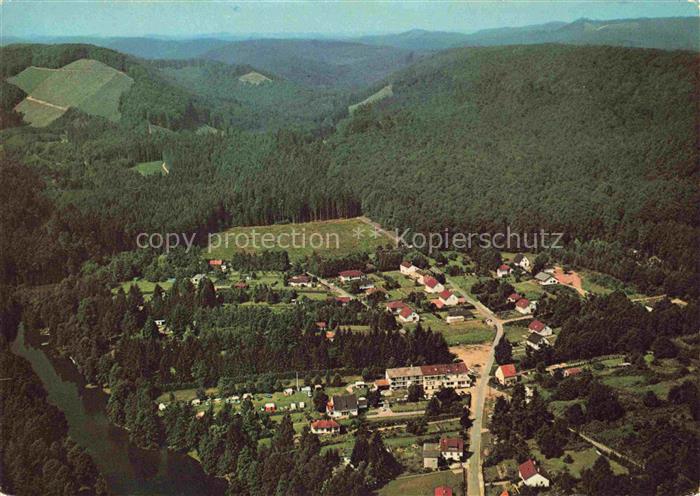 Ludwigswinkel Rheinland-Pfalz im Naturpark Pfaelzer Wald Fliegeraufnahme