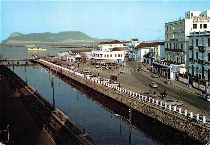 Algeciras Cadiz Andalucia ES Rio de la Miel y Vista parcial