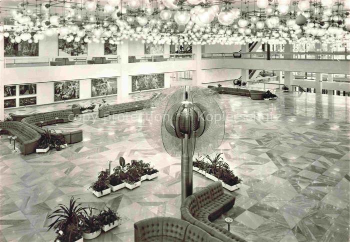 BERLIN  CITY Palast der Republik Hauptfoyer mit Glaeserner Blume und Galerie des