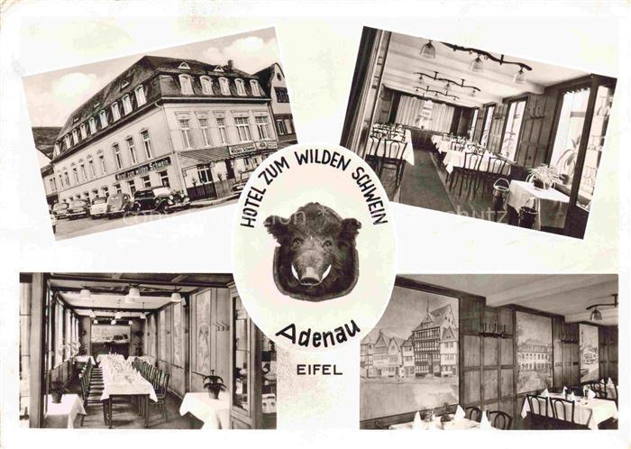 Adenau Ahrweiler Rheinland-Pfalz Hotel zum wilden Schwein Gastraeume