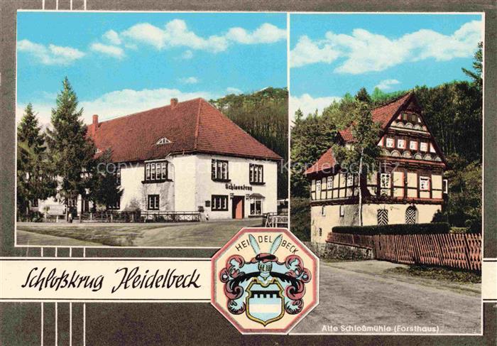 Heidelbeck Lippe Kalletal NRW Schlosskrug Heidelbeck Alte Schlossmuehle