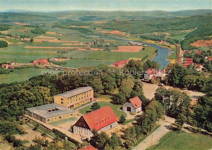 Vlotho Weser Herford NRW Der Jugendhof Fliegeraufnahme