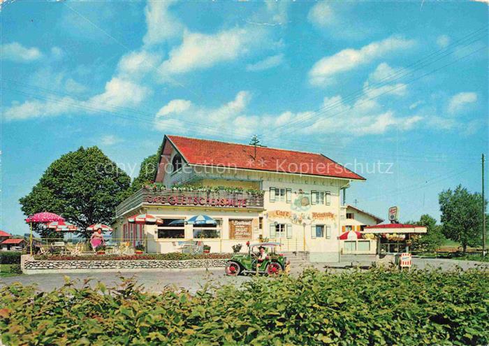 Trauchgau Halblech Ostallgaeu Bayern Cafe und Weinstube Gletscherspalte