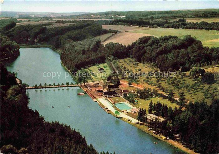 Leichlingen Rheinland NRW Ausflugslokal Talsperre Diepental Fliegeraufnahme