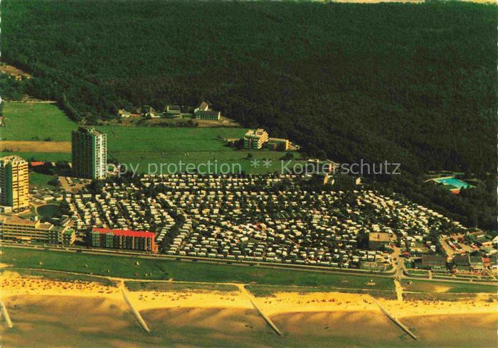 Sahlenburg Nordseebad Cuxhaven Niedersachsen Fliegeraufnahme mit dem Wienerwald